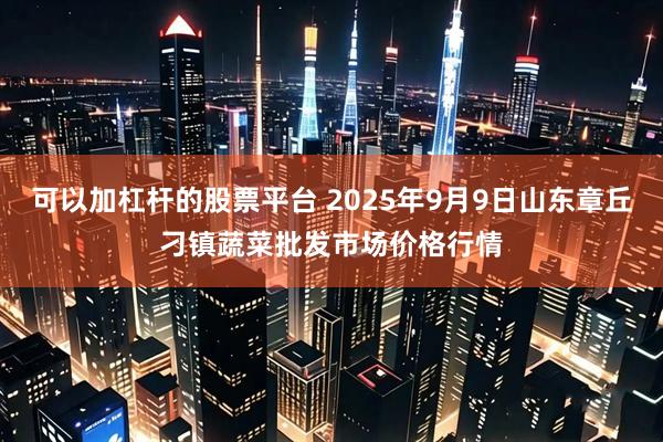 可以加杠杆的股票平台 2025年9月9日山东章丘刁镇蔬菜批发市场价格行情