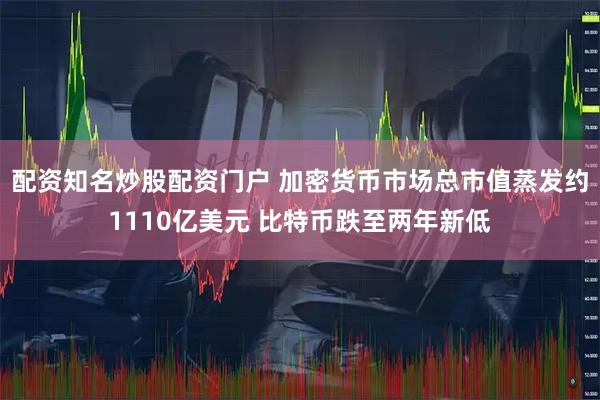 配资知名炒股配资门户 加密货币市场总市值蒸发约1110亿美元 比特币跌至两年新低